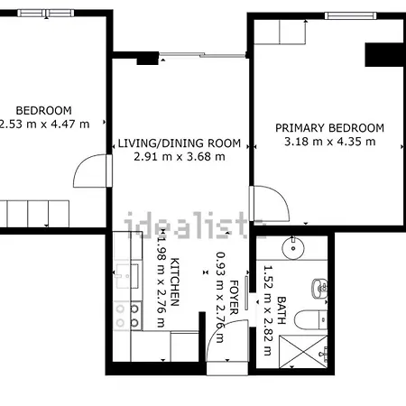 Apartment 2 Bedrooms 5 People